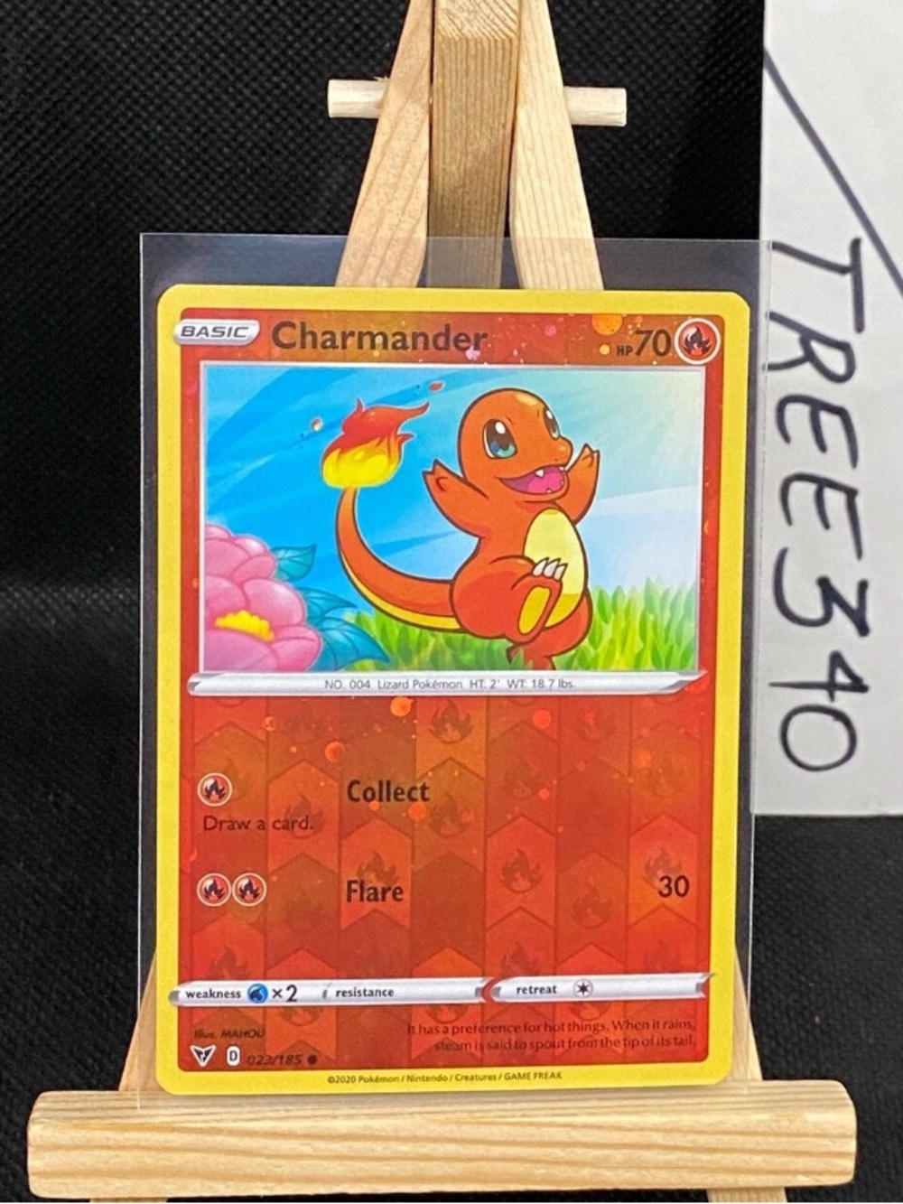 023/185 Charmander Reverse Cosmos Holo Costco Exclusive Pokemon Vivid Voltage